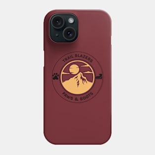 Trail Blazers Paws & Boots Dog Hiking Phone Case