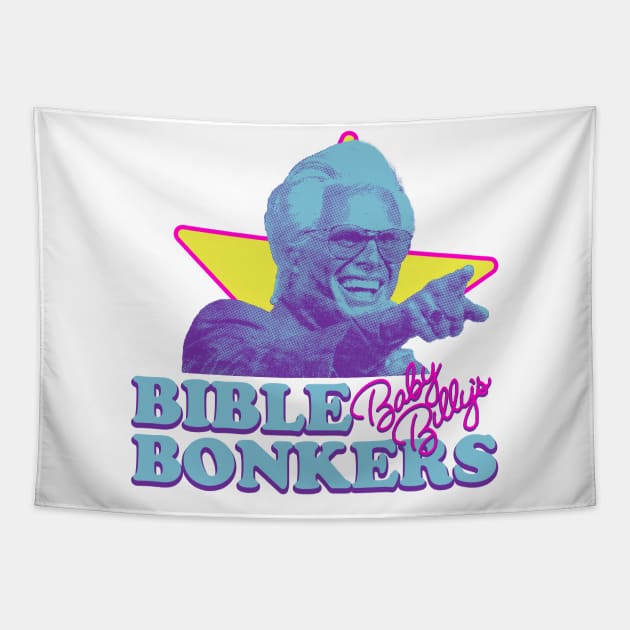 Baby Billy's Bible Bonkers Star Tapestry by Krisna Pragos