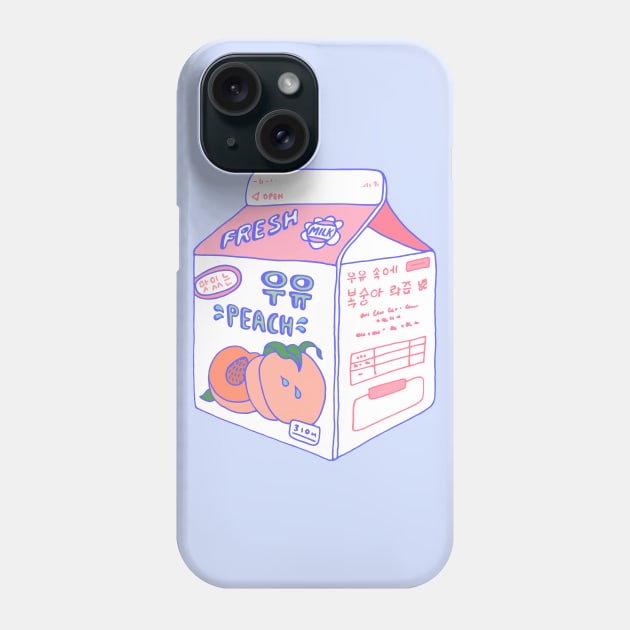 Peach Milk Phone Case by LauraOConnor