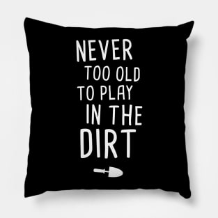 Funny Gardener Gardening Graphic Pillow