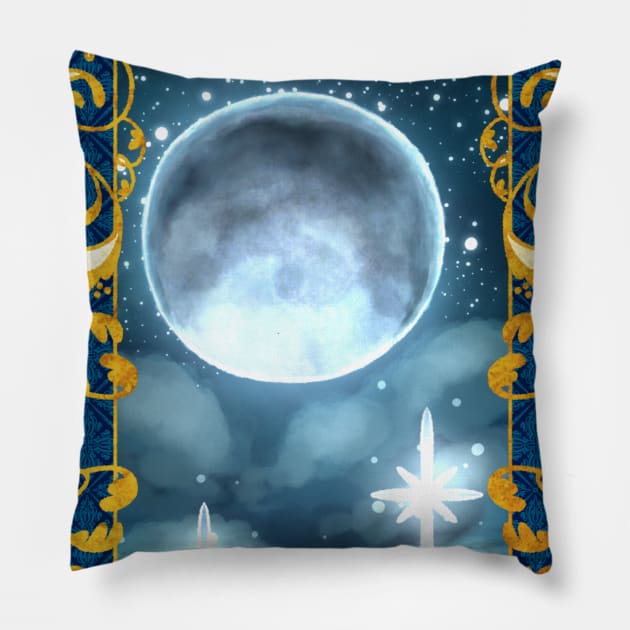 Moon Tarot Pillow by cometkins