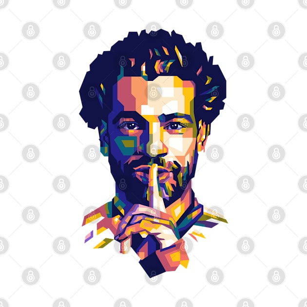 Mo Salah Pop Art by ESENTIAL-AF