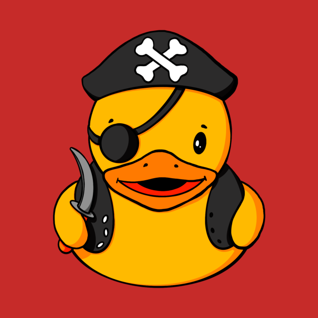 Pirate Rubber Duck Pirate TShirt TeePublic