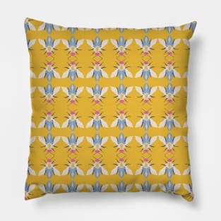 Yellow beetle Pillow