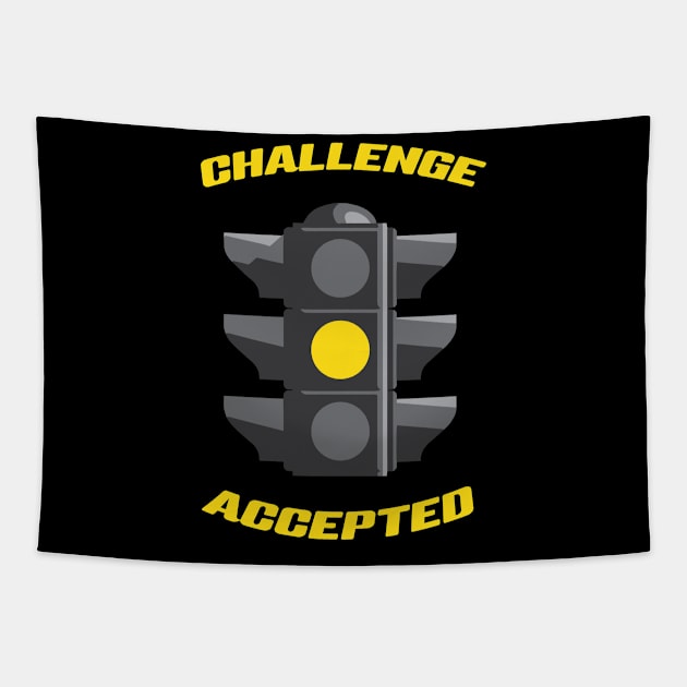 Driving - Challenge Accepted - Cars Tapestry by fromherotozero