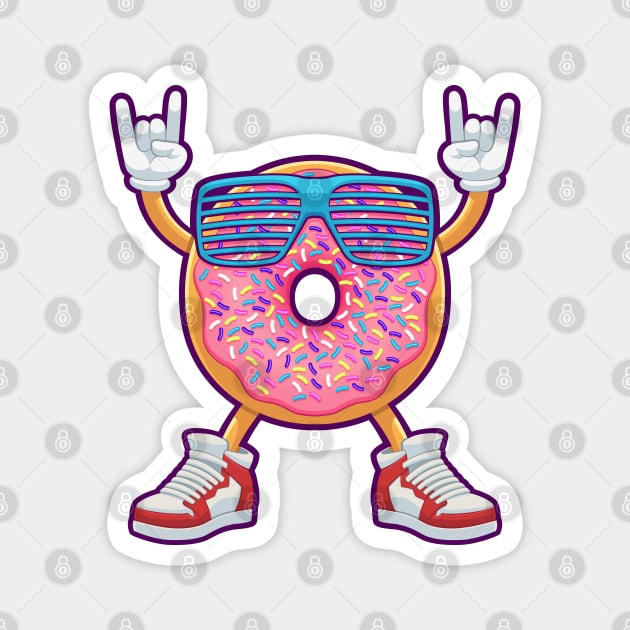 Mr Donut Magnet by machmigo