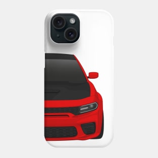 Charger Widebody TorRed + black Phone Case