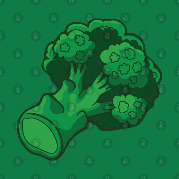 Green Broccoli by deancoledesign