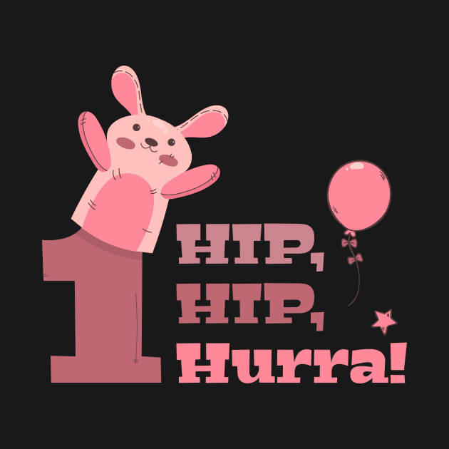 1st Year Anniversary - Hip, Hip, Hurra! Bunny Celebration by WeAreTheWorld