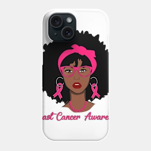 Breast Cancer Black Girl Phone Case