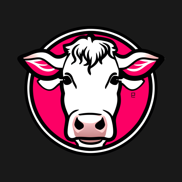 PINK  COW by Anigroove
