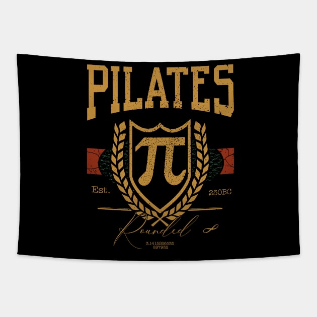 Pilates PI day of Pi Tapestry by design-lab-berlin