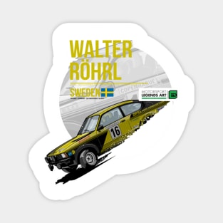 Walter Rohrl 1976 Sweden Magnet