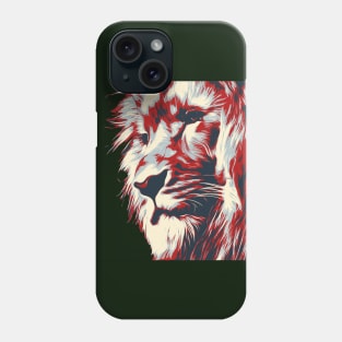 Artistic Lion's head Cute Hand drawn animal Gift Phone Case