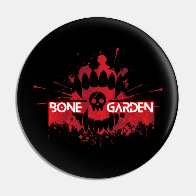 Bone Garden Blood Splatter Pin by Ragnariley