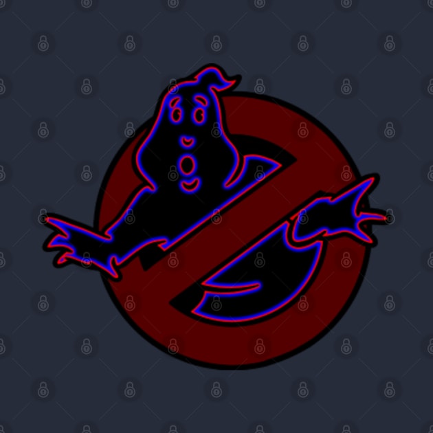 Ghostbusters Neon Glow Logo by TheMagicGhostbuster