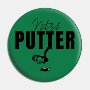 Natural Putter For Golf Player Pin