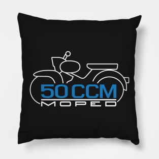 Moped Star Emblem 50cc (white) Pillow