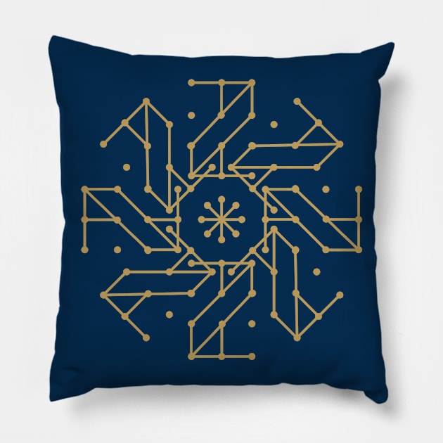 Mandala 4 Pillow by GeeTee