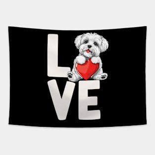 Maltese Love Tapestry