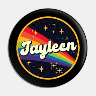 Jayleen // Rainbow In Space Vintage Style Pin