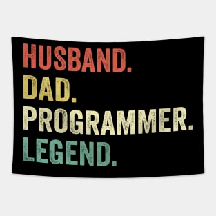 Husband Dad Programmer Legend Tapestry