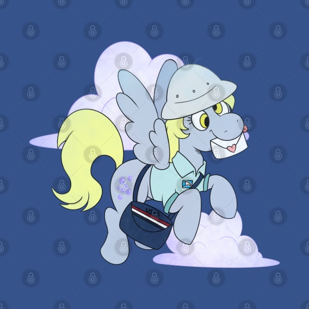 Derpy the mail pony by AmyNewBlue