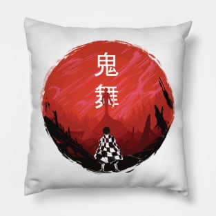 Muzan Curse:Demon Slayer:Kimetsu No Yaiba Pillow