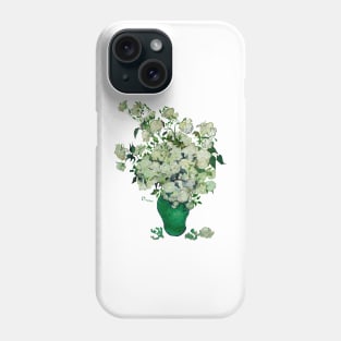 White roses by Vincent Van Gogh Phone Case