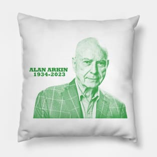 Alan Arkin - greensolid stylee Pillow