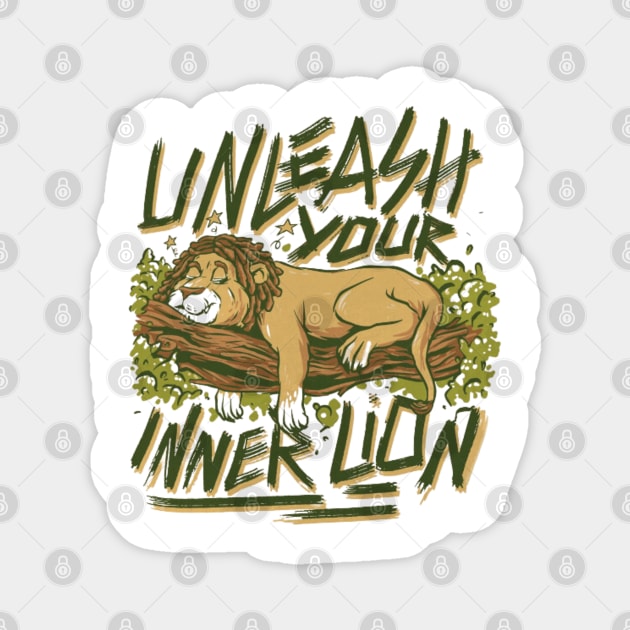 Unleash your inner Lion Magnet by Digital-Zoo
