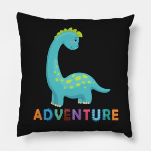 Adventure with a cute Dino. Pillow