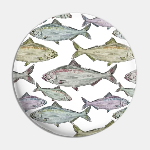 Fish Pattern Pin by MAXLEE