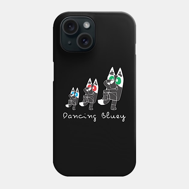 DANCING BLUEY Phone Case by cokistick