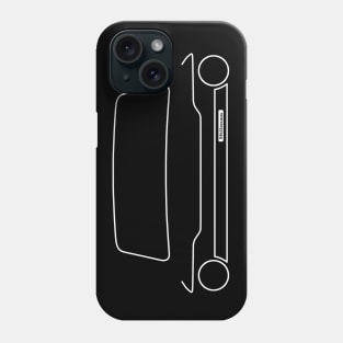 Hillman Super Imp outline (white) Phone Case