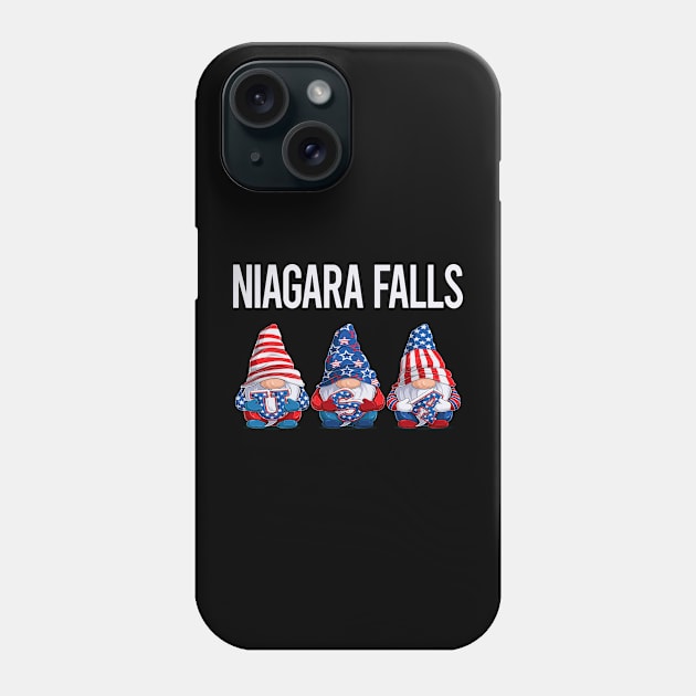 Happy USA Niagara Falls Phone Case by flaskoverhand