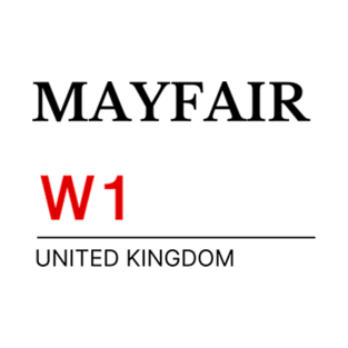 Postcode Mayfair  W1 United Kingdom T-Shirt