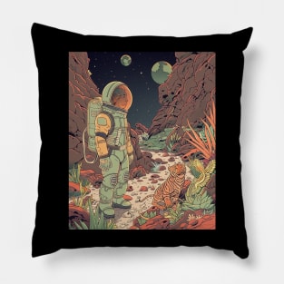 Calvin and Hobbes Cartoon Charm Pillow