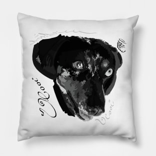 Dappled Dachshund Pillow