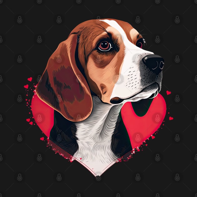Beagle Valentine's Day by JayD World