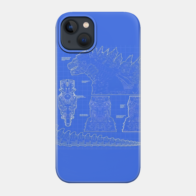 Design prototype mechagodzilla 2021 - Mechagodzilla - Phone Case