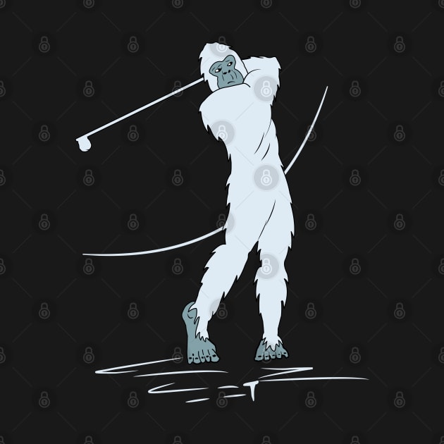 Yeti Golf Player by Tesszero