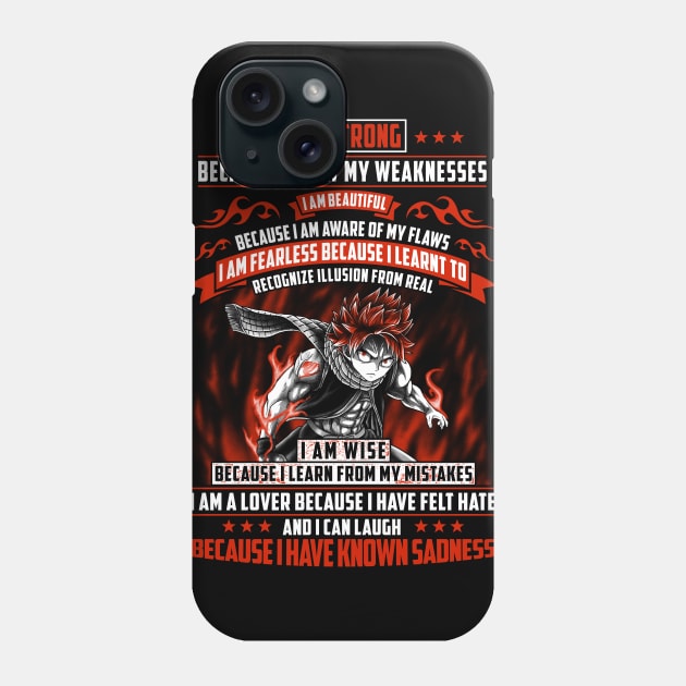 Fairy Anime Quote Phone Case by Aho Kid