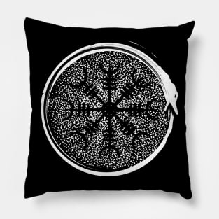 Norse protection sign, Aegishjalmur, viking Pillow