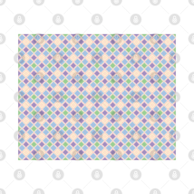 Checkers Pattern - Rainbow checkers pattern design by Missing.In.Art