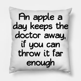 An apple a day Pillow