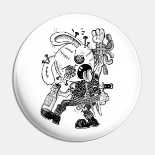 Rabid Rabbit Rampage Pin