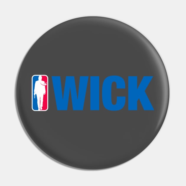 John Wick NBA (blue) Pin by Fastbreak Breakfast