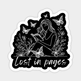 Lost In Pages Magnet