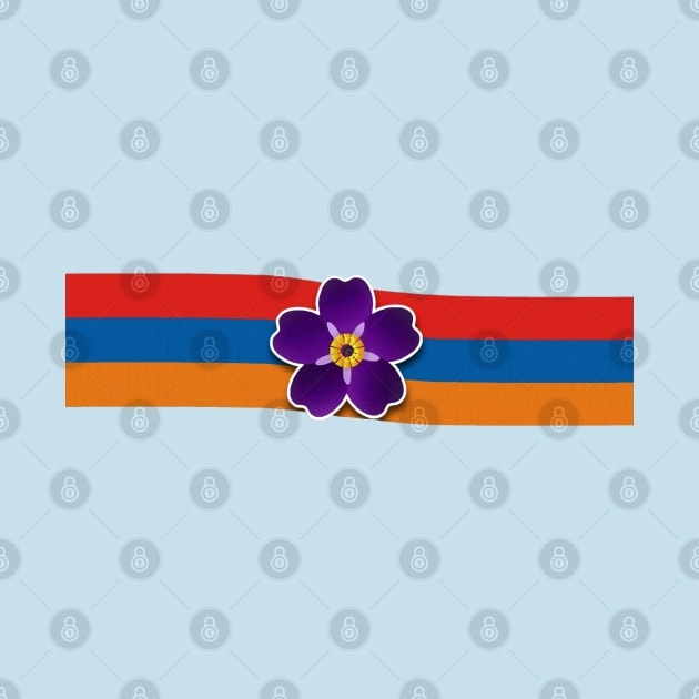 Armenian Forget me Not Flower by doniainart